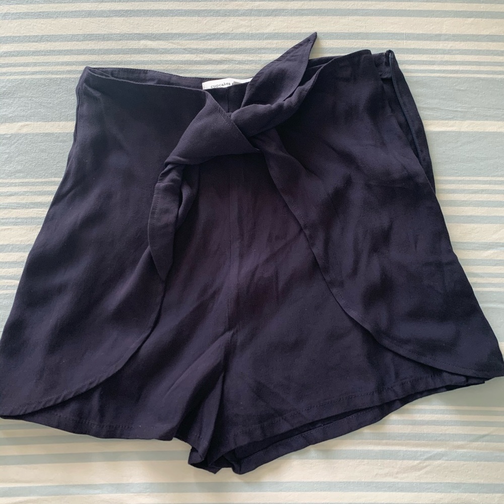 Cupcakes and Cashmere Navy Shorts
